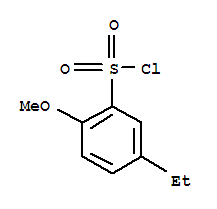 5-ETHYL-2-METHOXYBENZENE-1-SULFONYL CHLORIDE结构式