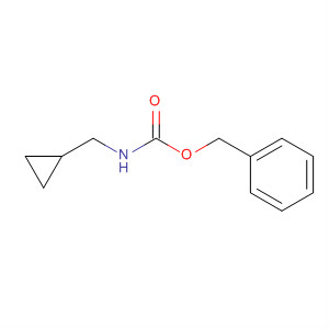 Structure of Carbamic acid, cyclopropylmethyl-, phenylmethyl ester