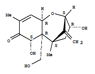 Structure of DEEPOXYDEOXYNIVALENOL