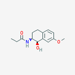 Structure of N-[(1R,2R)-1,2,3,4-TETRAHYDRO-1-HYDROXY-7-METHOXY-2-NAPHTHALENYL]PROPANAMIDE