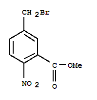 Structure of Methyl 5-bromomethyl-2-nitro-benzoate