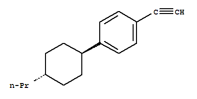 Structure of TRANS-4-(4-PROPYLCYCLOHEXYL)-PHENYLACETYLENE