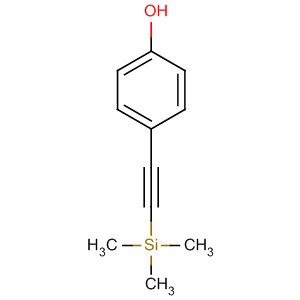 对(三甲基硅基乙炔基)苯酚结构式