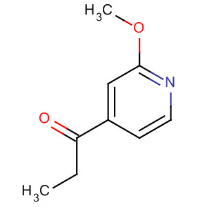 Structure of 1-Propanone, 1-(2-methoxy-4-pyridinyl)-