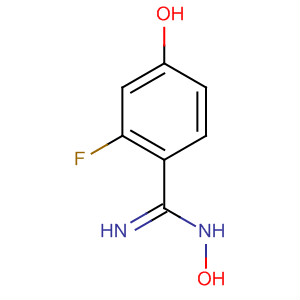 Structure of Benzenecarboximidamide, 2-fluoro-N,4-dihydroxy-