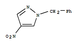1-Benzyl-4-nitro-1H-pyrazole结构式