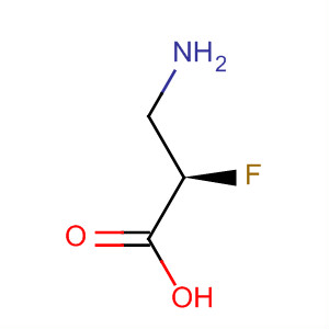 Structure of Propanoic acid, 3-amino-2-fluoro-, (R)-