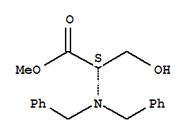 Structure of N,N-DIBENZYL-L-SERINE METHYL ESTER