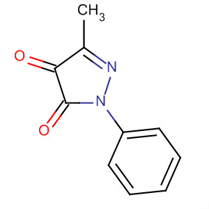 Structure of 1H-Pyrazole-4,5-dione, 3-methyl-1-phenyl-