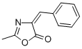 Structure of 2-methyl-4-(phenylmethylene)oxazol-5(4H)-one