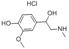 Structure of DL-M-O-METHYLEPINEPHRINE HYDROCHLORIDE