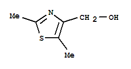 Structure of 4-Thiazolemethanol,  2,5-dimethyl-