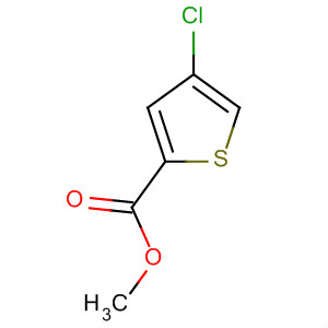 Structure of 2-Thiophenecarboxylic acid, 4-chloro-, methyl ester