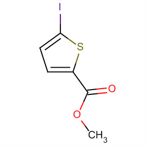Structure of 2-Thiophenecarboxylic acid, 5-iodo-, methyl ester
