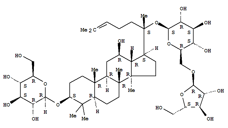 Structure of Notoginseng triterpenes