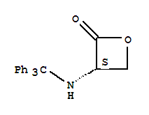 Structure of (S)-3-(TRITYLAMINO)-2-OXETANONE