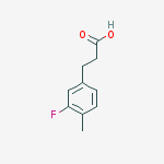 Structure of 3-(3-Fluoro-4-methyl-phenyl)-propionic acid