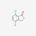 Structure of 7-Chloro-4-fluoro-indan-1-one