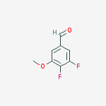 Structure of 3,4-difluoro-5-methoxybenzaldehyde