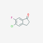 Structure of 5-Chloro-6-fluoro-indan-1-one