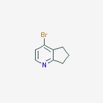 Structure of 4-Bromo-6,7-dihydro-5H-cyclopenta[b]pyridine