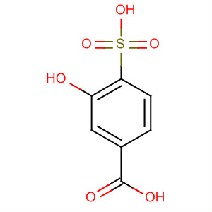 Benzoic acid, 3-hydroxy-4-sulfo-结构式