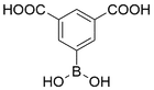 3,5-二羧基苯基硼酸结构式