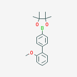 2-[4-(2-METHOXYPHENYL)PHENYL]-4,4,5,5-TETRAMETHYL-1,3,2-DIOXABOROLANE结构式