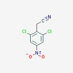 Structure of 2,6-DICHLORO-4-NITROBENZENEACETONITRILE