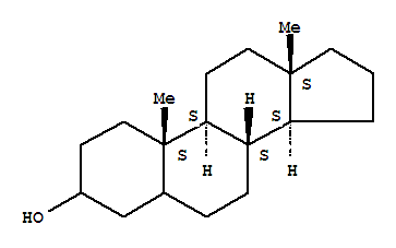 Structure of Androstane,3-hydroxy-