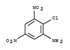 2-chloro-3,5-dinitroaniline结构式