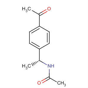 Structure of Acetamide, N-[1-(4-acetylphenyl)ethyl]-, (R)-