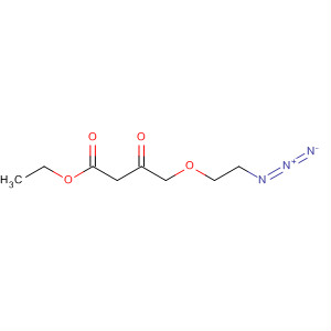 Butanoic acid, 4-(2-azidoethoxy)-3-oxo-, ethyl ester结构式