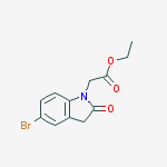 Structure of ethyl 2-(5-broMo-2-oxoindolin-1-yl)acetate