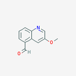 Structure of 3-methoxyquinoline-5-carbaldehyde
