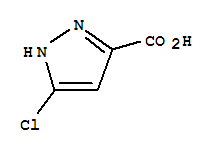 Structure of 5-Chloro-1H-pyrazole-3-carboxylic acid