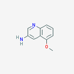 5-methoxyquinolin-3-amine结构式