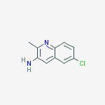 Structure of 6-Chloro-2-methylquinolin-3-amine