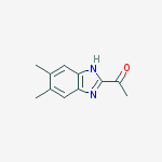 Structure of Ethanone, 1-(5,6-diMethyl-1H-benziMidazol-2-yl)-