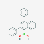 Structure of 4-diphenyl-1-naphthalene boronic acid