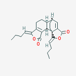 Structure of 1H-5,10c-Ethanonaphtho[1,2-c:7,8-c']difuran- 3,10-dione,1,8-dibutylidene-5,5a,6,7,8,10bhexahydro-,(1Z,5S,5aS,8Z,10bS,10cS)-