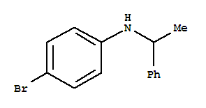Benzenemethanamine, N-(4-bromophenyl)-a-methyl-, (-)-结构式