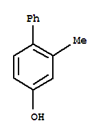 [1,1'-Biphenyl]-4-ol,2-methyl-结构式