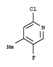 Structure of 2-Chloro-5-fluoro-4-methyl-pyridine