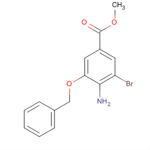 Structure of Methyl 4-amino-3-(benzyloxy)-5-bromobenzenecarboxylate