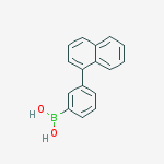 Structure of BORONIC ACID, [3-(1-NAPHTHALENYL)PHENYL]-