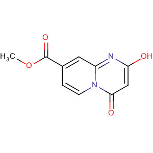 Structure of 4H-Pyrido[1,2-a]pyrimidine-8-carboxylic acid, 2-hydroxy-4-oxo-, methylester