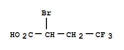 2-BROMO-4,4,4-TRIFLUOROBUTYRIC ACID结构式