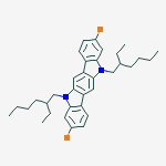Structure of 3,9-Dibromo-5,11-bis(2-ethylhexyl)-5,11-dihydroindolo[3,2-b]carbazole