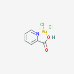 Structure of Dichloro(2-pyridinecarboxylato)gold